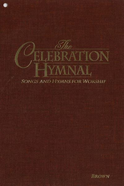 Celebration Hymnal - Pew Edition STD Brown